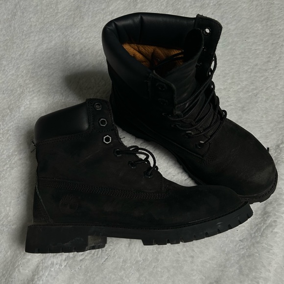 Black Timberland Lace‎ Up Boots main image 5
